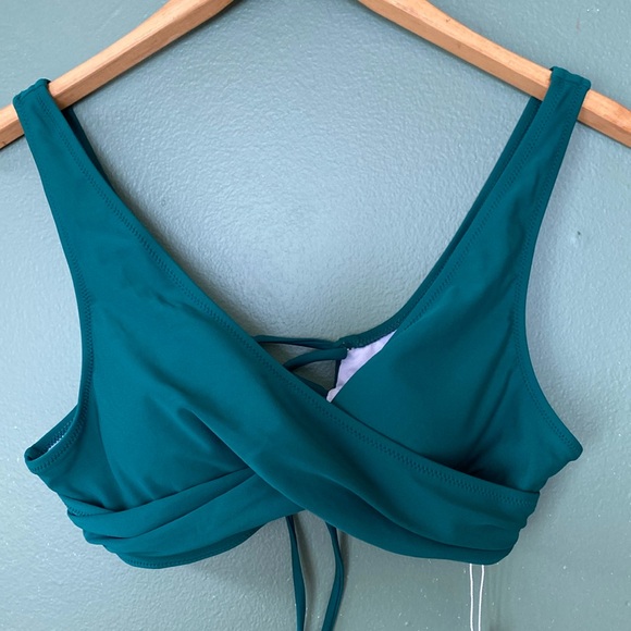 New Women's High Waisted Bikini Twist Front Tie Back 2 Piece Swimsuits - Picture 4 of 12